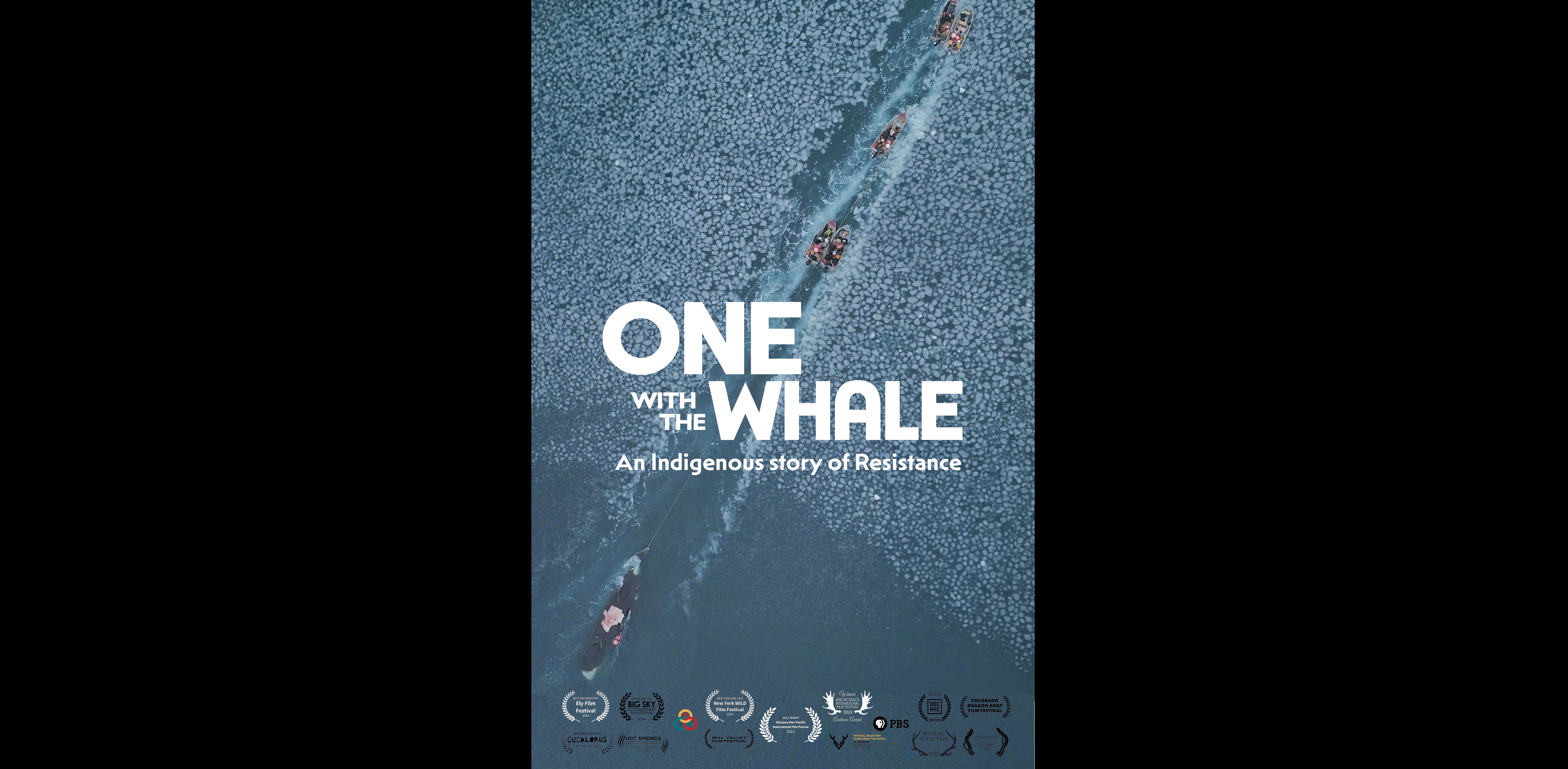 ONE WITH THE WHALE poster