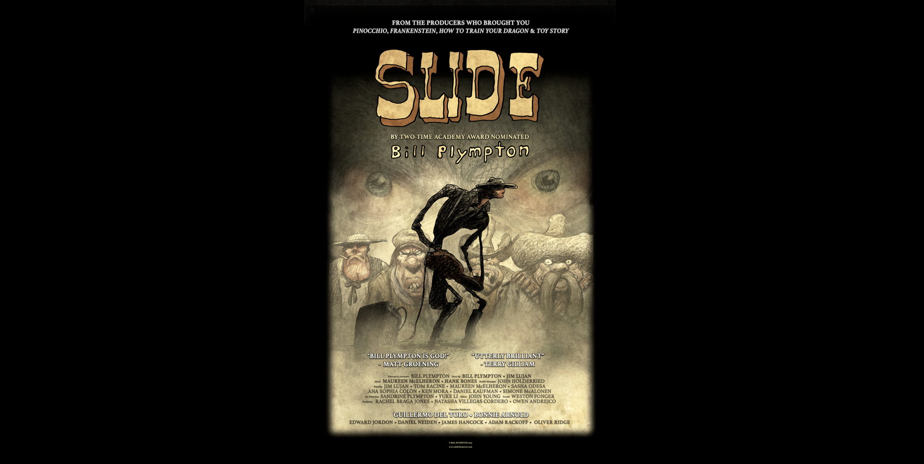 SLIDE WEBSITE POSTER