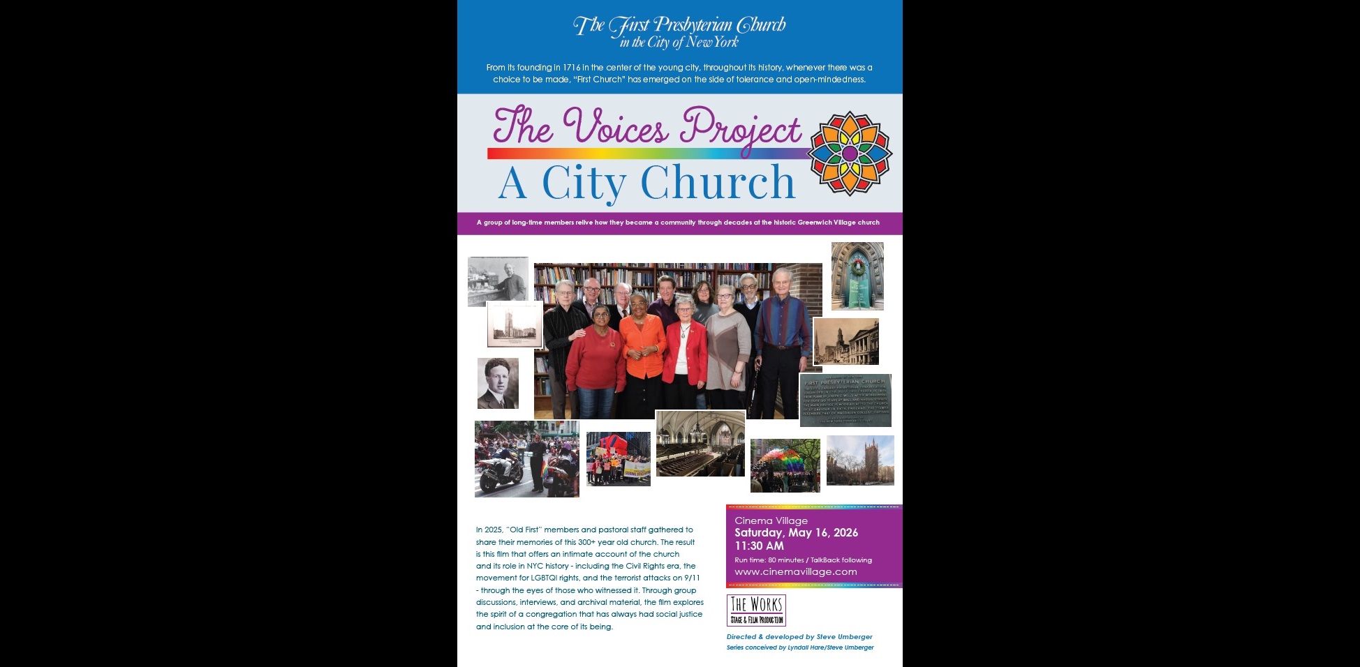 THE VOICES PROJECT A CITY CHURCH Poster - Copy