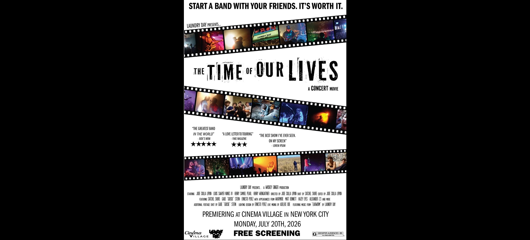 THE TIME OF OUR LIVES poster website NEW