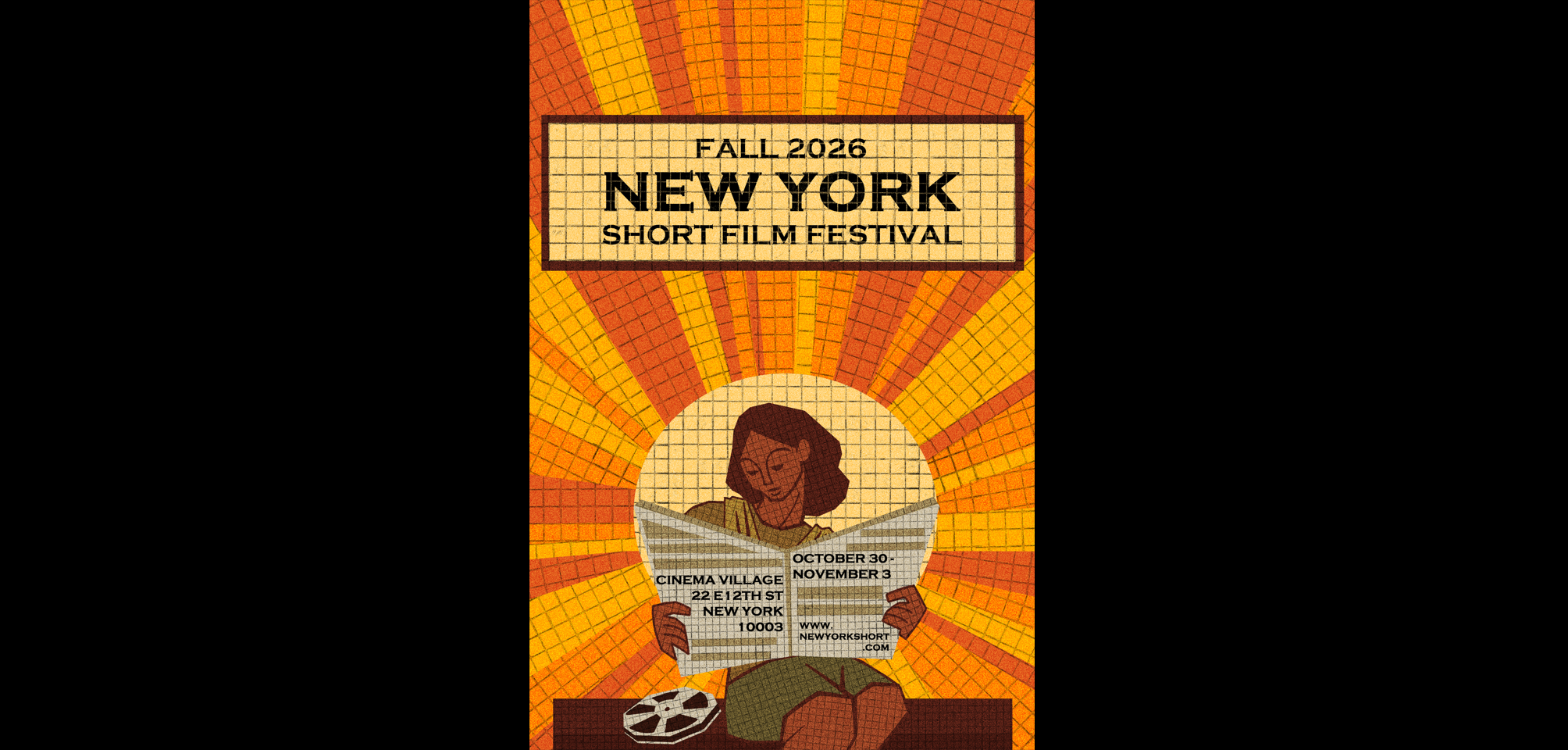 NY SHORT FILM FESTIVAL 2026 AUTUMN POSTER