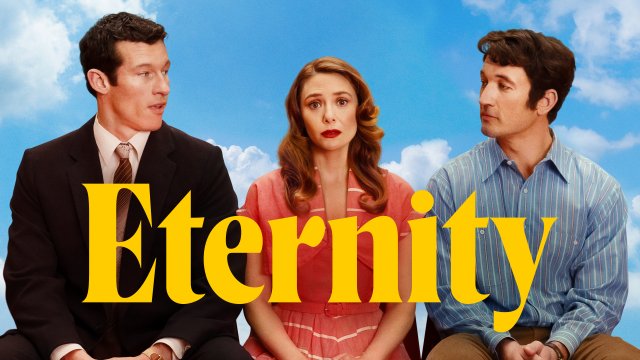 Miles Teller, Elizabeth Olsen and Callum Turner star in David Freyne’s ETERNITY. 