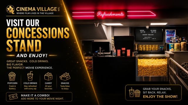 CONCESSIONS at Cinema Village
